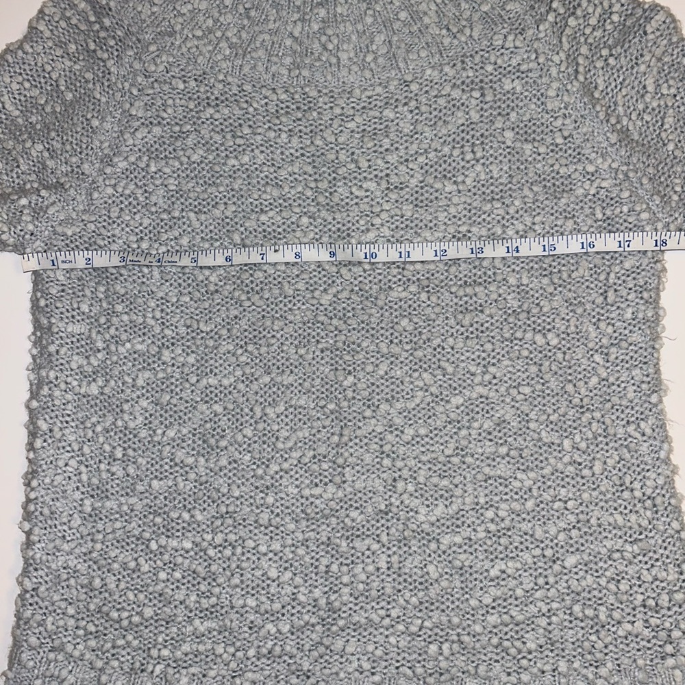 BillaBong pale blue, cowl neck popcorn sweater sz‎ Medium - Picture 9 of 9
